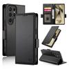 Flip Wallet Cards Solt Phone Case for Samsung Galaxy S25 S24 Ultra S23 S21 S20 FE S22 Plus KickStand PU Leather Cover