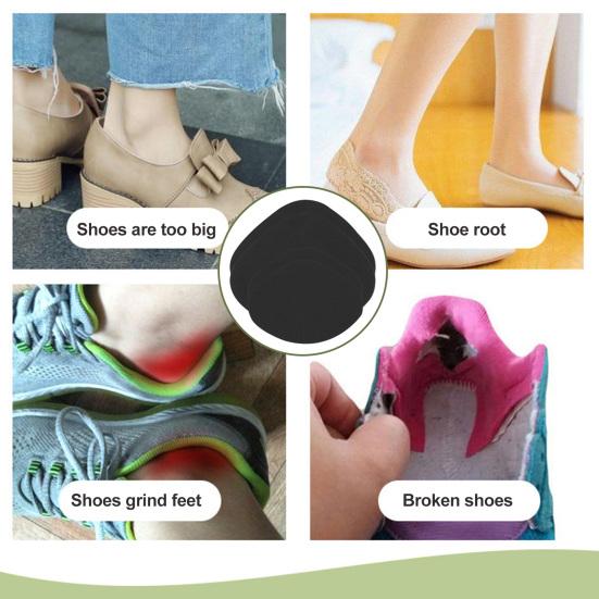 2 пары заплат для ремонта каблуков, самоклеящиеся мягкие внутри кроссовки для ремонта отверстий, обезболивающие вставки на высоких каблуках, подушечки, комплект защитных приспособлений
