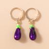 Cute Simulation Fruits Earrings for Women Grape Strawberry Apple Drop Earrings Girls Jewelry Gift