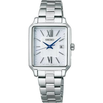 SWFH137 (SEIKO SELECTION S Series Solar Radio Controlled Metal Band Womens) Квадратные часы