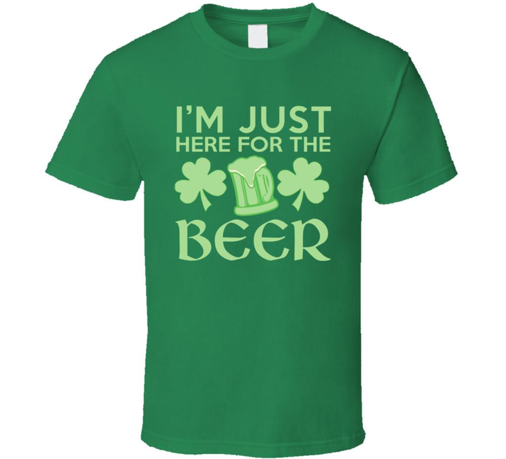 I'm just here for the Beer T Shirt Mens Womens Tees Top