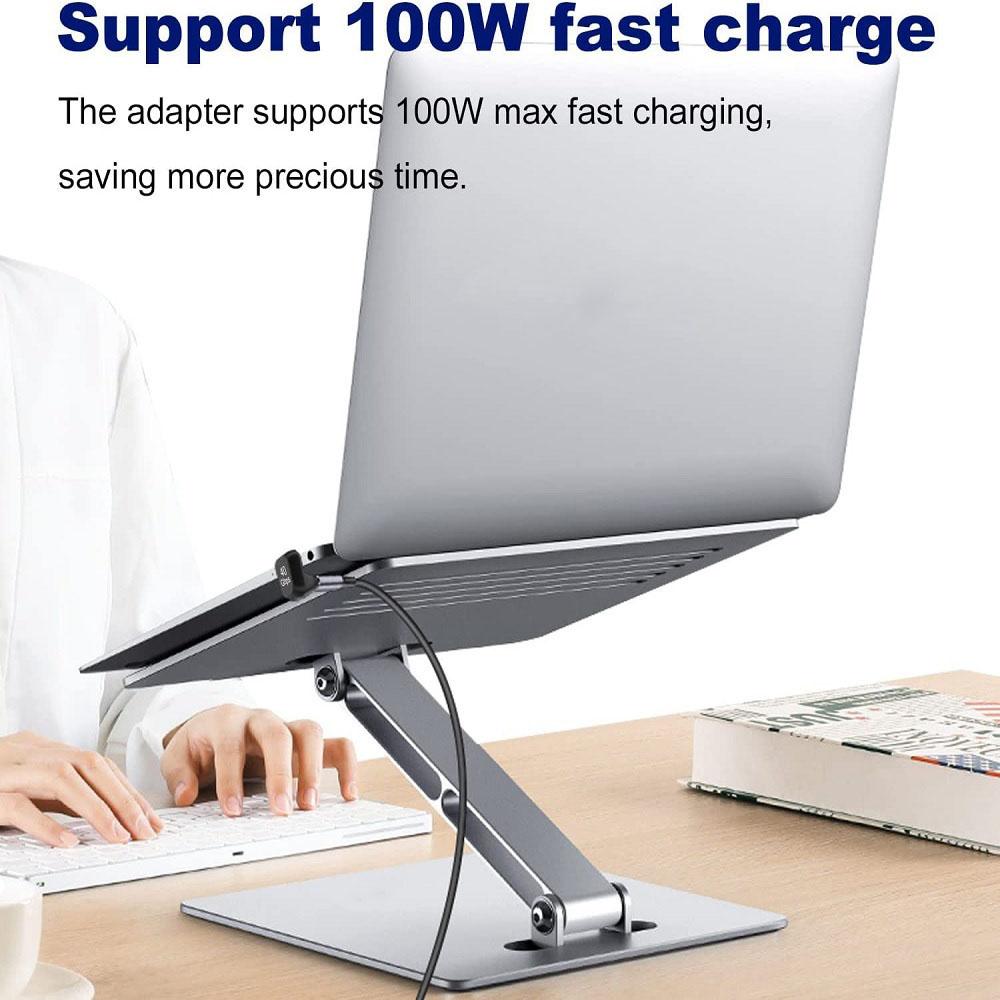 2 шт. Адаптер USB Type C - C Папа-Мама 180° U-образной формы 40 Гбит/с Передача данных