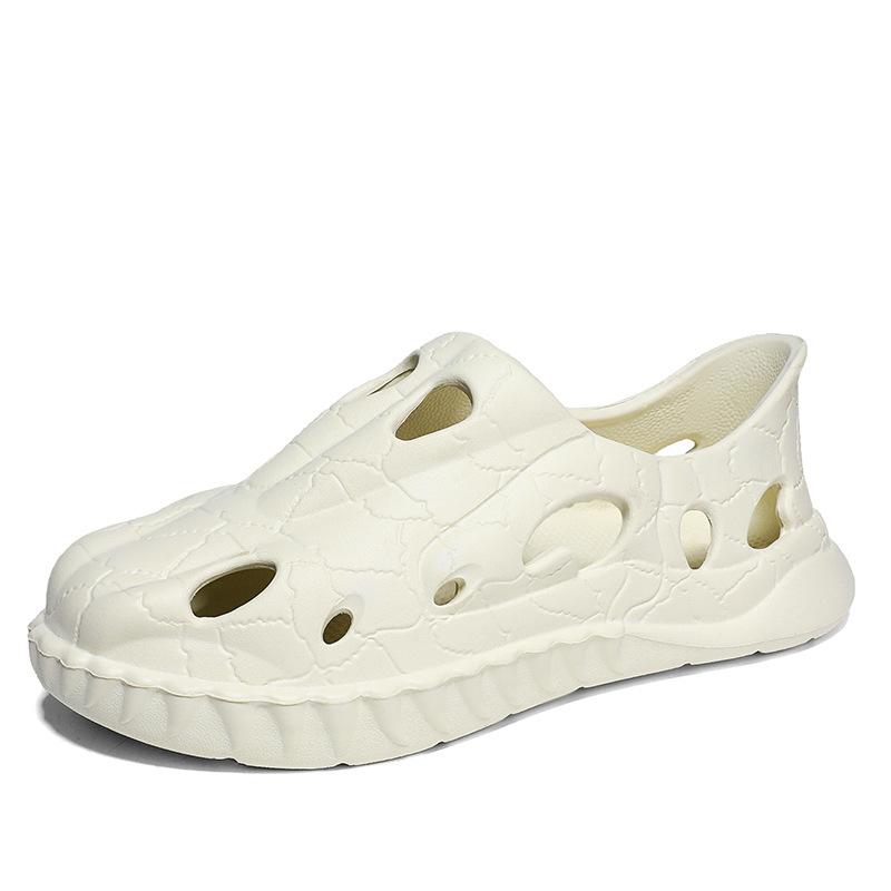 Мужская обувь для активного отдыха Hole Shoes Casual Non Slip Beach Shoes One Pedal Driving Sandals Men