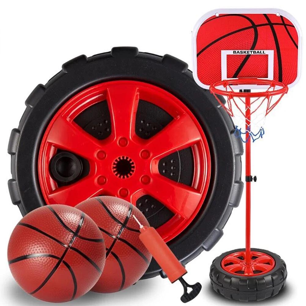 Регулируемое баскетбольное кольцо для малышей, стойка 1,5 м, для детей, для занятий спортом на открытом воздухе, для игры в баскетбол в помещении, детская игрушка