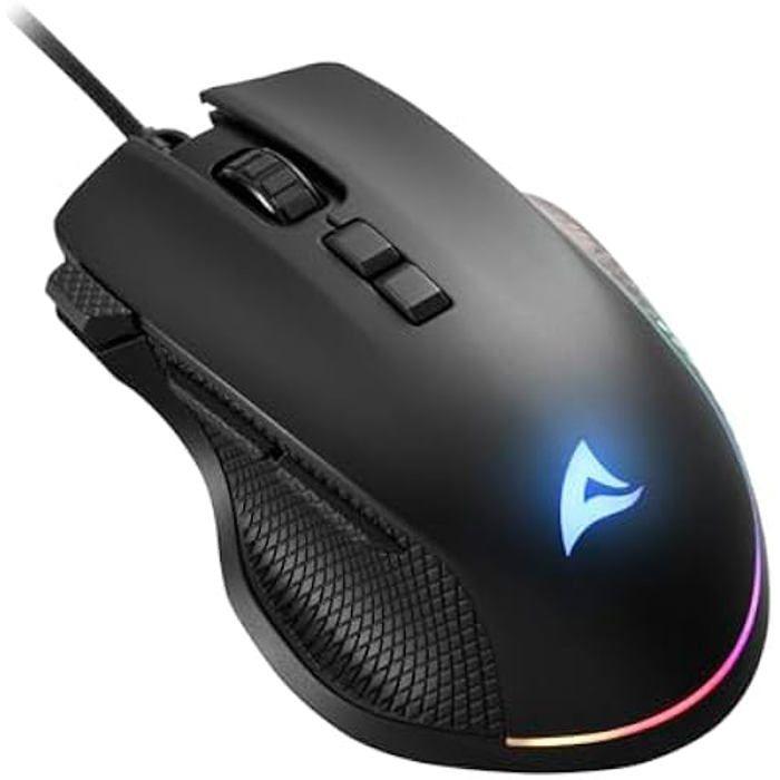Souris de Gaming - SHARKOON - Shark Force 3 - Filaire - Optique - Noir