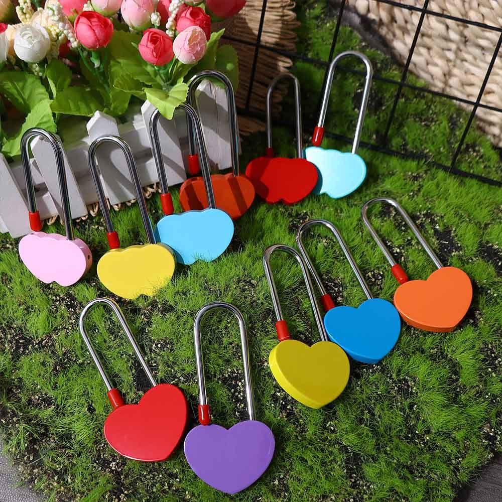 Винтаж без ключа пары годовщина пары форма сердца для влюбленных свадьба любовь замок желаний замок на память свадебные подарки