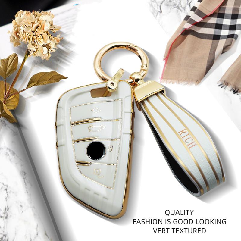 Роскошный чехол для дистанционного ключа автомобиля для BMW X1 X3 X4 X5 F15 X6 F16 G30 1/3/5/7 серии G11 F48 F39 520 525 F20 G20 118I 218I