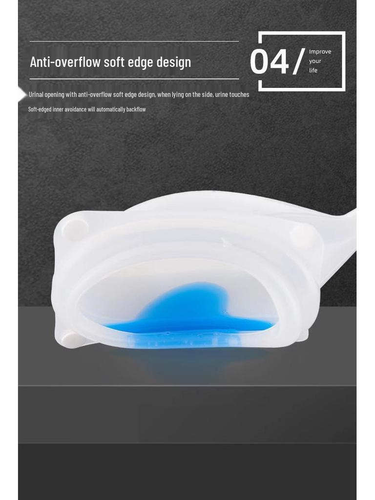 Silicone Wearable Urine Collector for Men, Women, and Elderly Bedridden Users