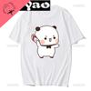Lovely Bubu Is Throwing Flip-flops At Dudu Since He Teases Bubu T Shirt Bear Tshirt Kawaii Unisex Clothes Unisex Tops Graphic Shirt Unisex