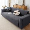 Teddy Fleece Sofa Cover Universal Thick Couch Anti Cat Scratch Full Wrap Cloth Living Room Bedroom