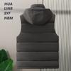 Plus Size S-8XL Autumn Sleeveless Jackets Men Waistcoat  New Fashion Men's Warm Vest Hooded Korean Style Padded Coats