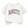 Модные футболки с принтом букв Brooklyn, с коротким рукавом, детские, для мальчиков и девочек, летний, весенний, повседневный топ