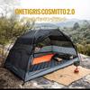 OneTigris COSMITTO Tent Touring Tent for People Solo Tent Easy To Set Up Backpacking Tent Touring Dome Compact Lightweight Windproof Waterproof