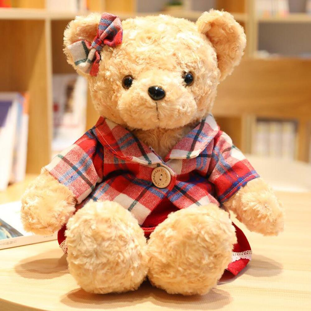 Милый нарядный плюшевый мишка-панда, подушка-обнимашка, подарок на день рождения, Рождество, для девочек, мягкие плюшевые игрушки