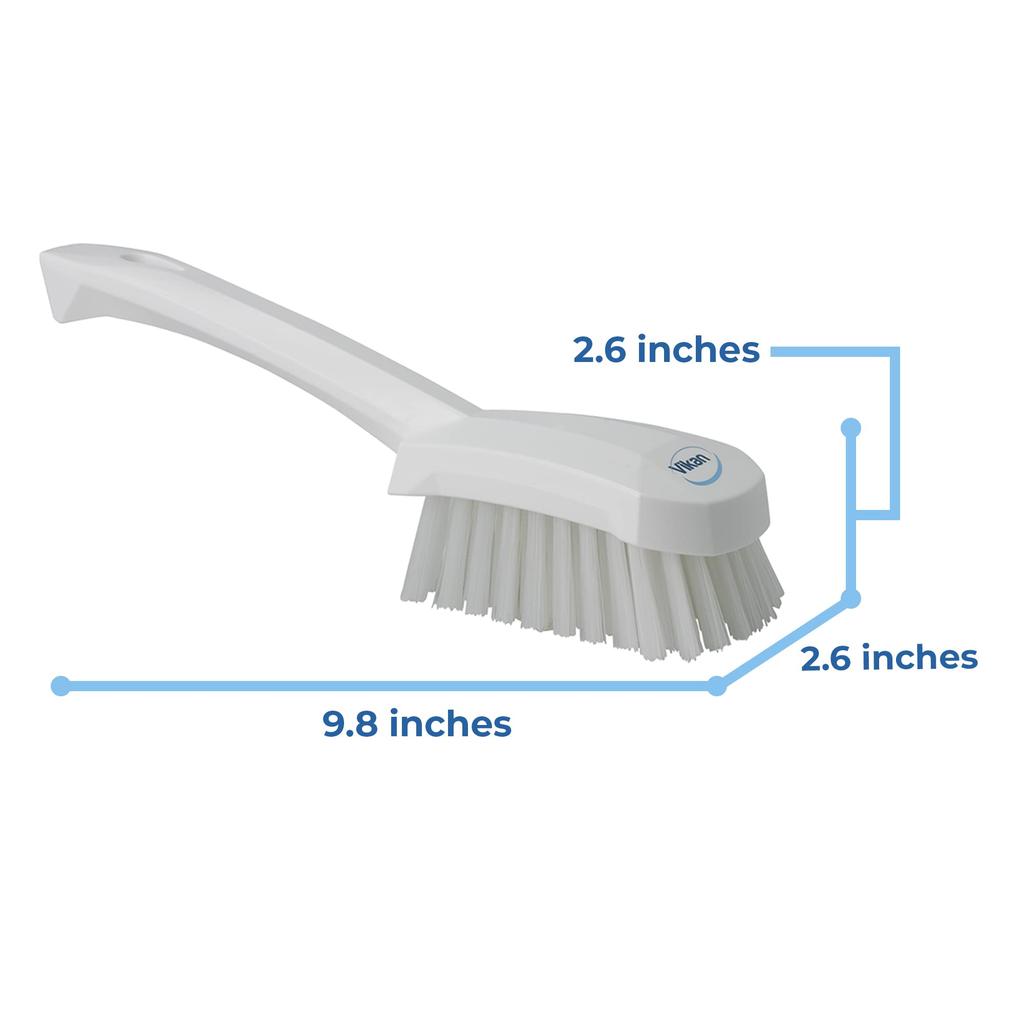 Vikan Kyowa Clean Handled Hard Total 25cm Brush, Type, White, 4192, Length