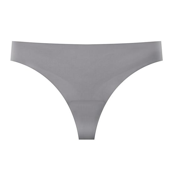 Women's Cotton Thong Soft Breathable Seamless Panties Ladies Sexy Low-rise Briefs Stretchy Bikini Underwear