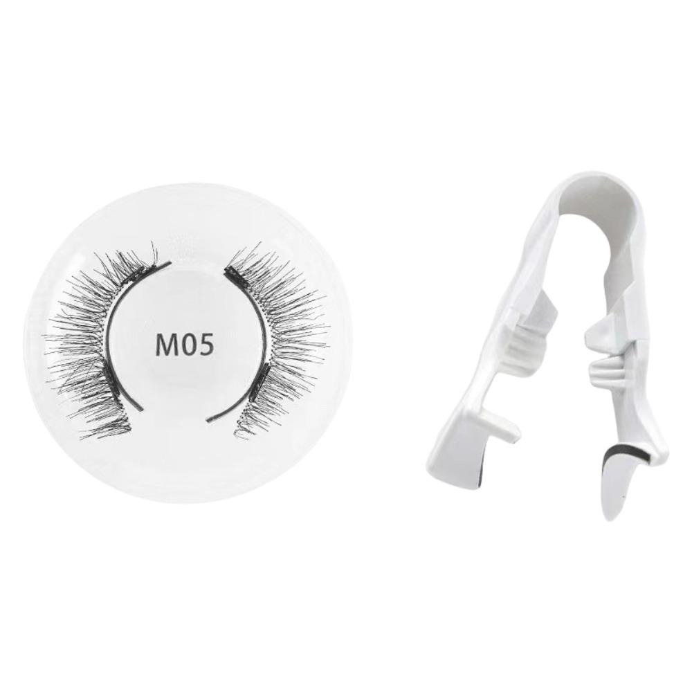 Glue Free Magnetic Eyelashes with Clip DIY False Eyelash Clusters Lady Makeup Tools
