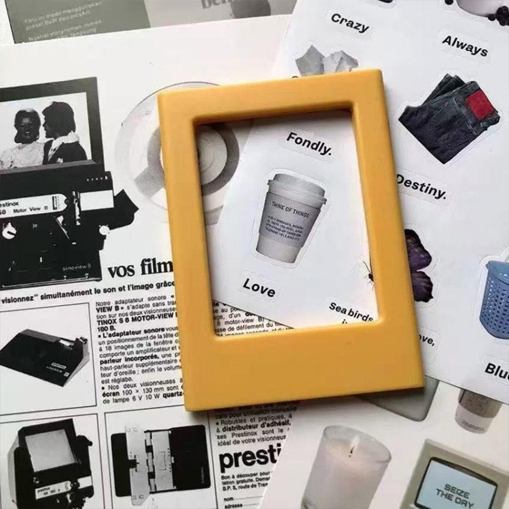 3 inches Instant Camera Photo Frame Colorful Picture Display Holder  for Home Decoration