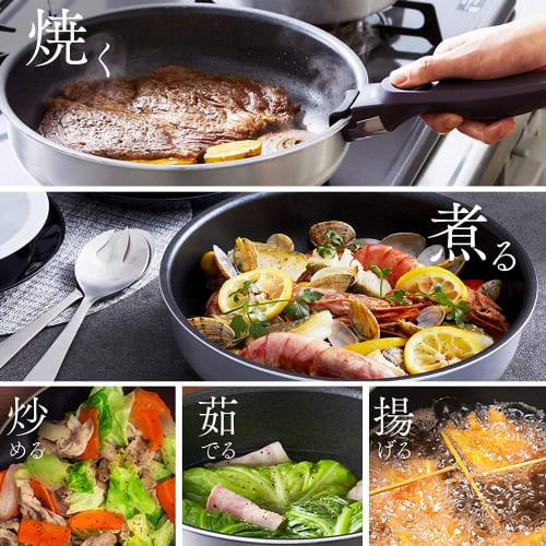 Iris Ohyama Diamond Grace Silver Stainless Steel Glass Lid, 20cm, PDG-SG20