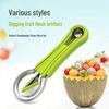 3-in-1 Double-Headed Multifunctional Fruit Baller Set: Watermelon, Honeydew, Pulp Remover, Digger.