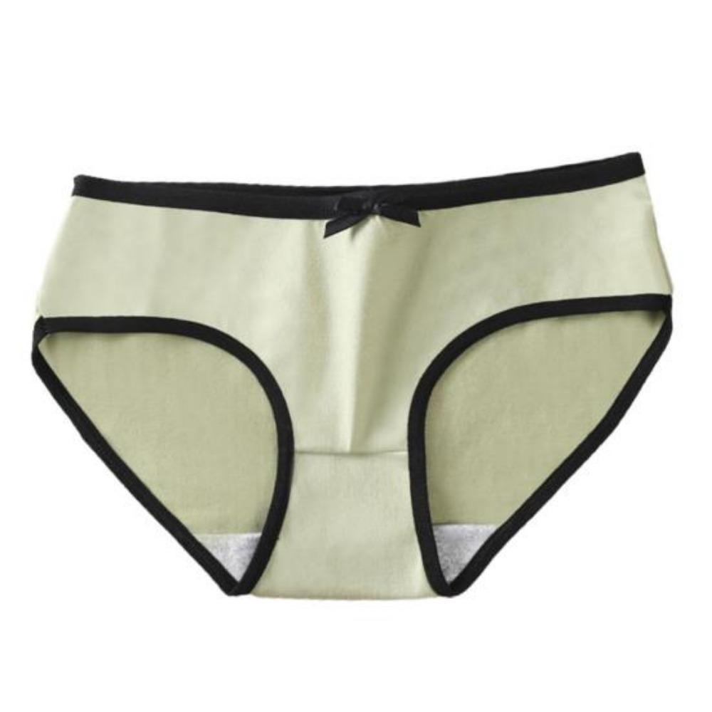 5 PCS Women Underpants Trendy Close Fit Simple Underpants Stretchy Moisture-wicking Briefs Panties for Sleeping