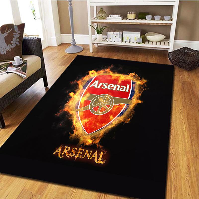 Ковер Arsenal F для гостиной, спальни, дома, украшение дивана, нескользящий коврик для детских игр