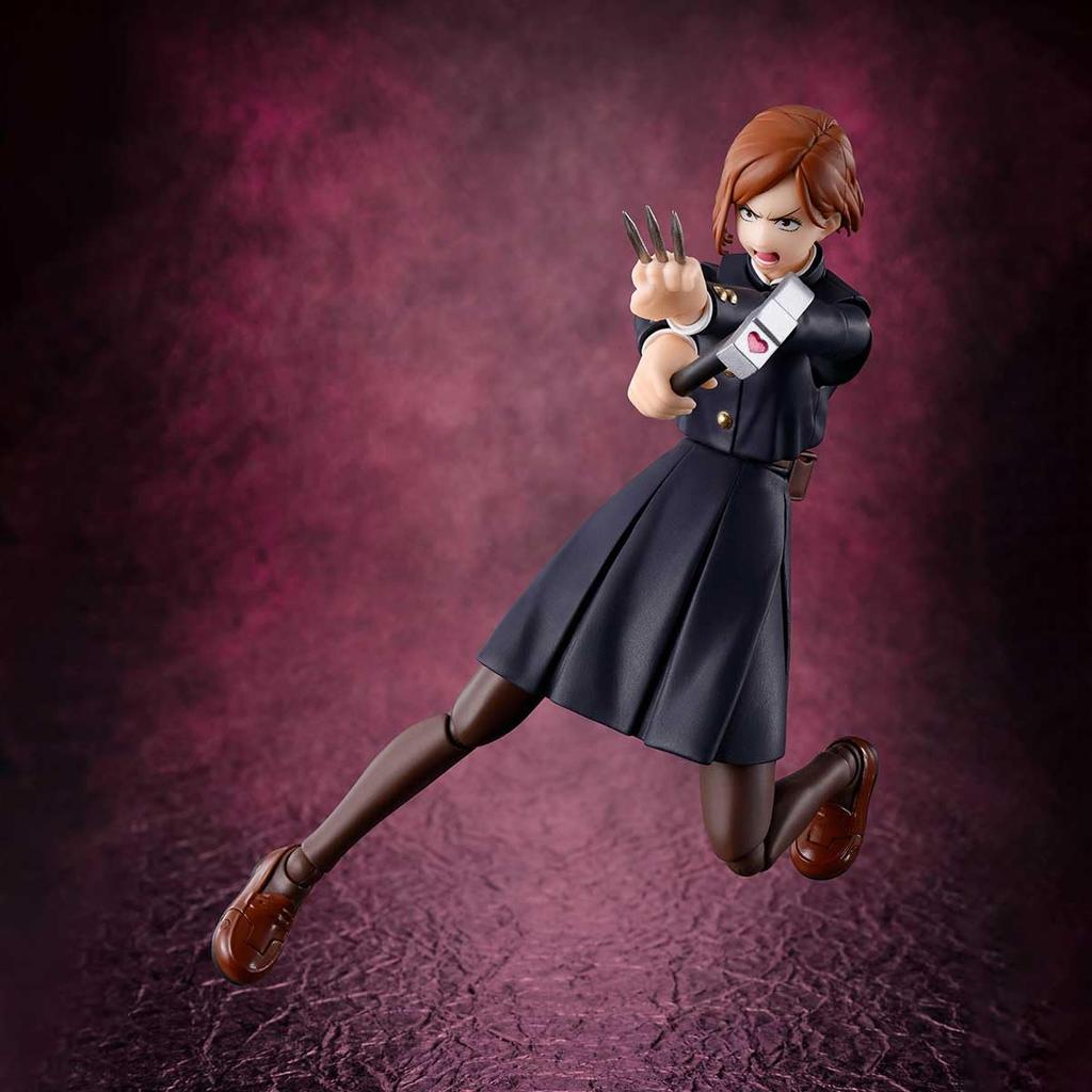 TAMASHII NATIONS Jujutsu Kaisen Kugisaki Nobara Approximately 135mm Painted Movable Figure 203132 S.H.Figuarts PVC/ABS