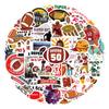 60 New SuperBowl Graffiti Stickers Decorative Notebook Guitar Personalized Waterproof Stickers