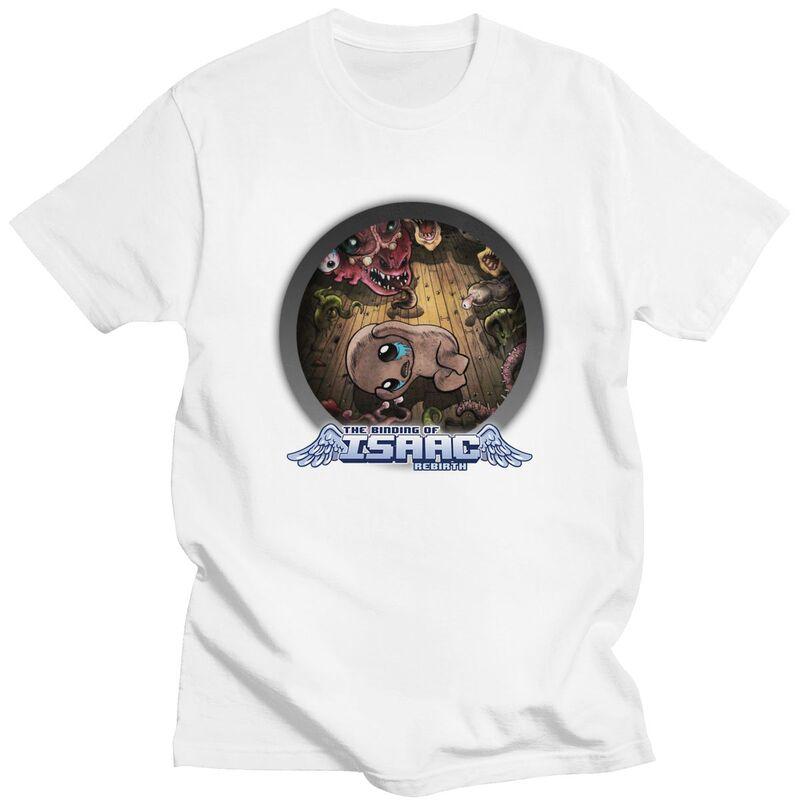 Custom The Binding Of Isaac Rebirth Tshirt for Unisex Short Sleeves T Shirt Fashion T-shirts 100% Cotton Tee Gift Idea