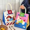Waterproof Cartoon Thermal Tote Thickened Insulated Storage Pouch Casual Cute Lunch Box Bag  Office