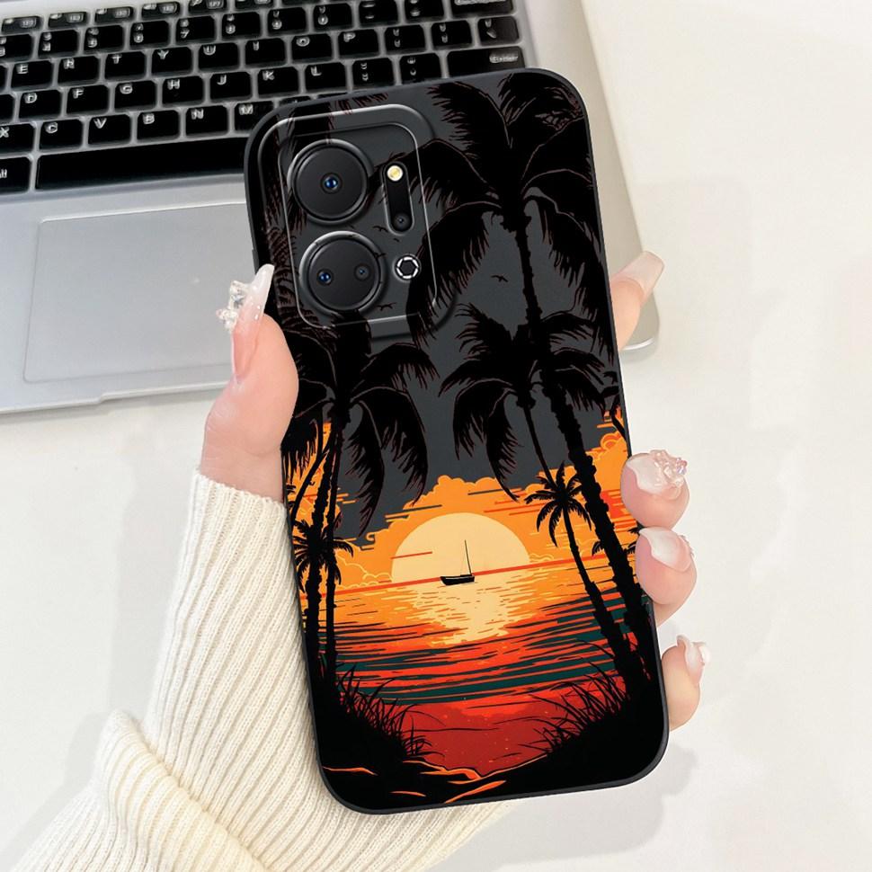 Роскошный painted чехол для Honor X7a 4G Case 2023 Силиконовый мягкий Fundas Чехол для телефона для Honor X7A X 7a HonorX7a Coque Capa