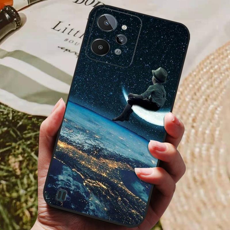 Для Realme C31 4G Чехол C 31 Противоударный Силиконовый ТПУ Мягкий Чехол на Заднюю Панель Для OPPO Realme C31 Чехол для Телефона Мраморный Чехол RealmeC31 Fundas