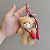 Cute Cartoon Bear Dress Little Bears Car Backpack Hanging Christmas Scarf Bear Bag Charm