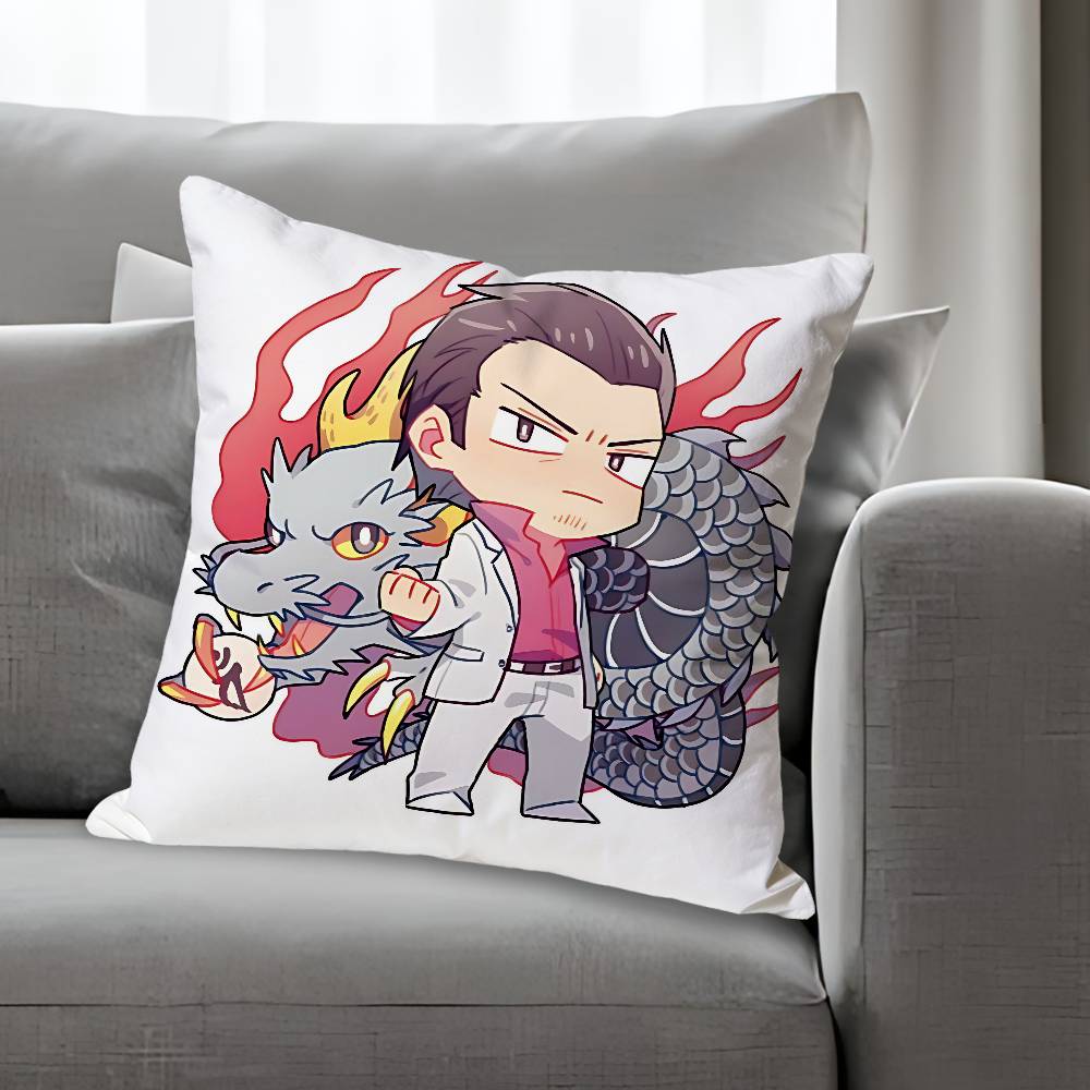 Game YYakuzas Goro Majima Various Sizes Square Pillow Case For Car Home Bedchamber Decor Custom Valentine gift