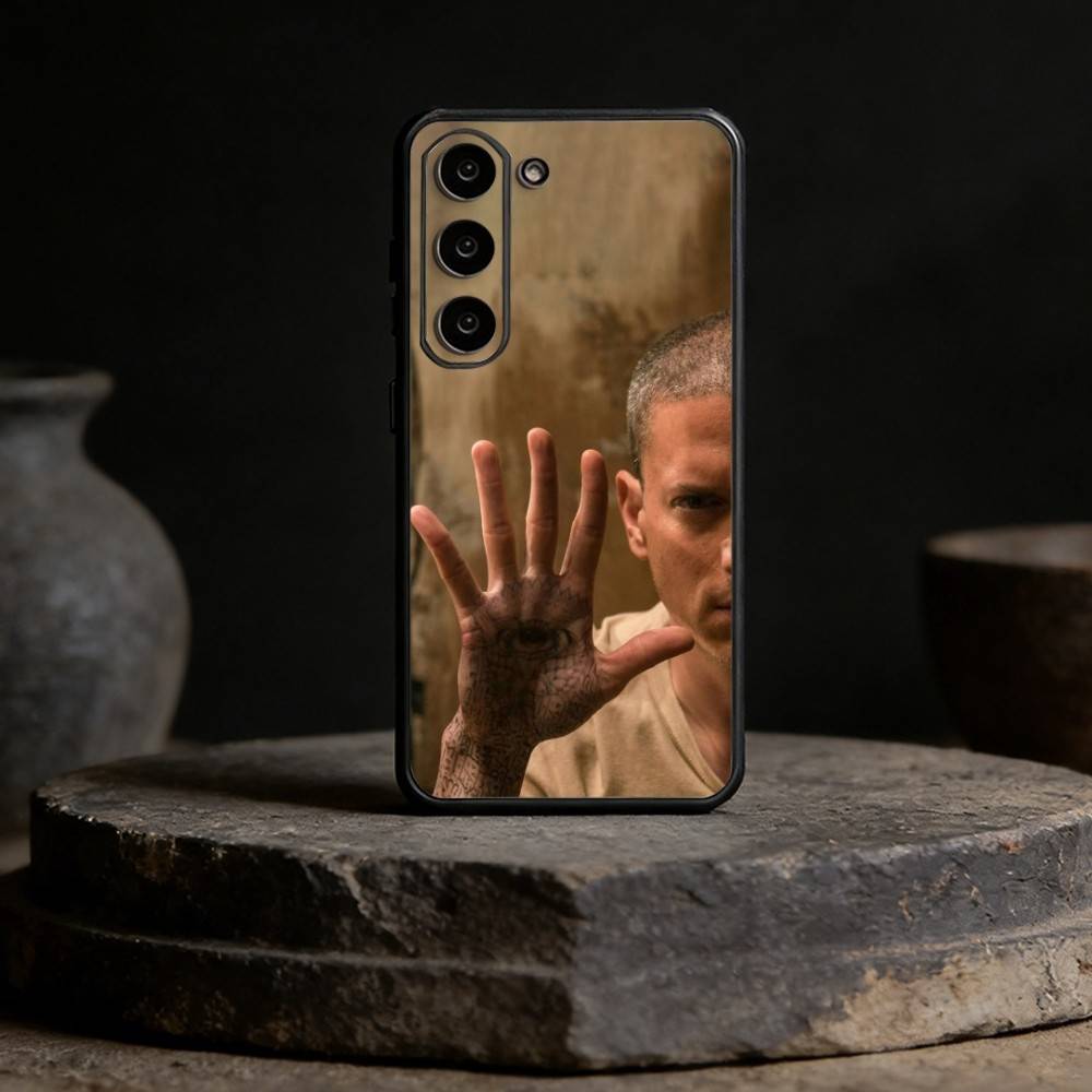 Чехол для телефона P-Побег из тюрьмы для Samsung Galaxy A20, 21s, 22, 31, 32, 52, 53, 72, 73, 80, 91, Мягкий черный корпус