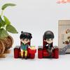 6pcs/set Anime Detective Conan Cinema Scene kawaii Action Figure PVC Model statue Toys doll Desk Decor Collectible Gifts