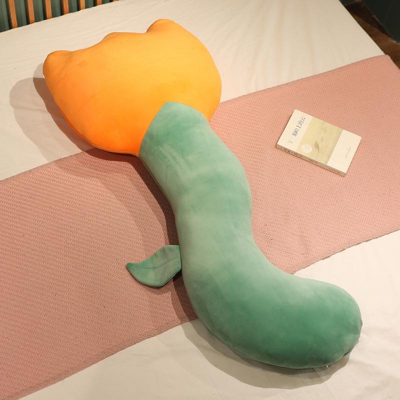 Милая подушка-валик с цветком для сна на боку, подушка для ног для сна, подушка для спальни, подушка для кровати