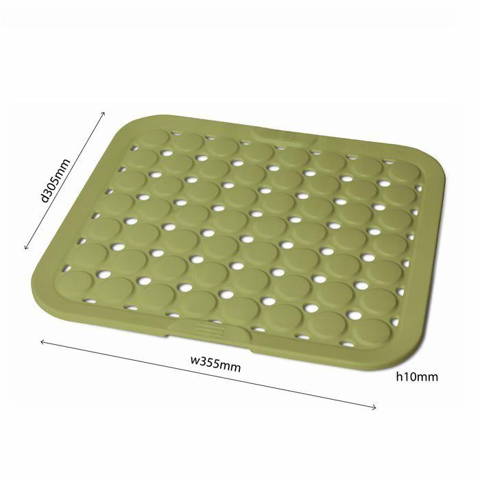 Tapis de Protection pour évier - Addis - 518446 - Gris Clair - Taille Unique - Antidérapant