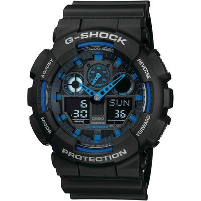 Наручные часы CASIO G-SHOCK противоударные часы (JIS Тип 1) GA-100-1A2 мужская модель