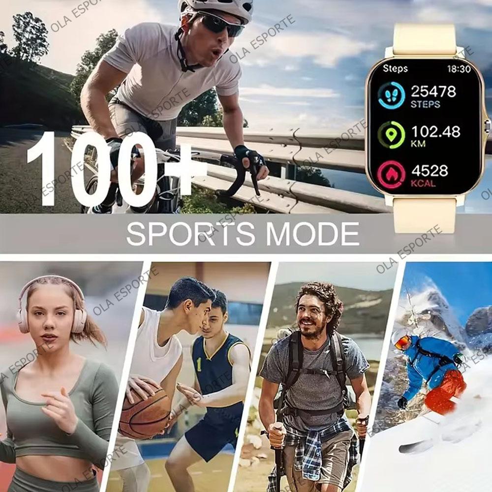 Новые умные часы Bluetooth с функцией разговора, мониторингом кислорода в крови/артериального давления, умные часы для женщин и мужчин, праздничный подарок для Android IOS