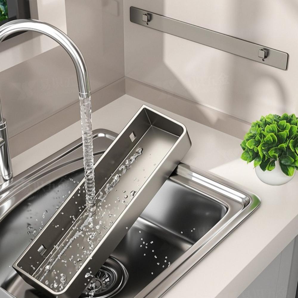 No-Drill Installation Spice Jar Removable Condiment Organizer Wall-Mounted Spice Rack Kitchen Use