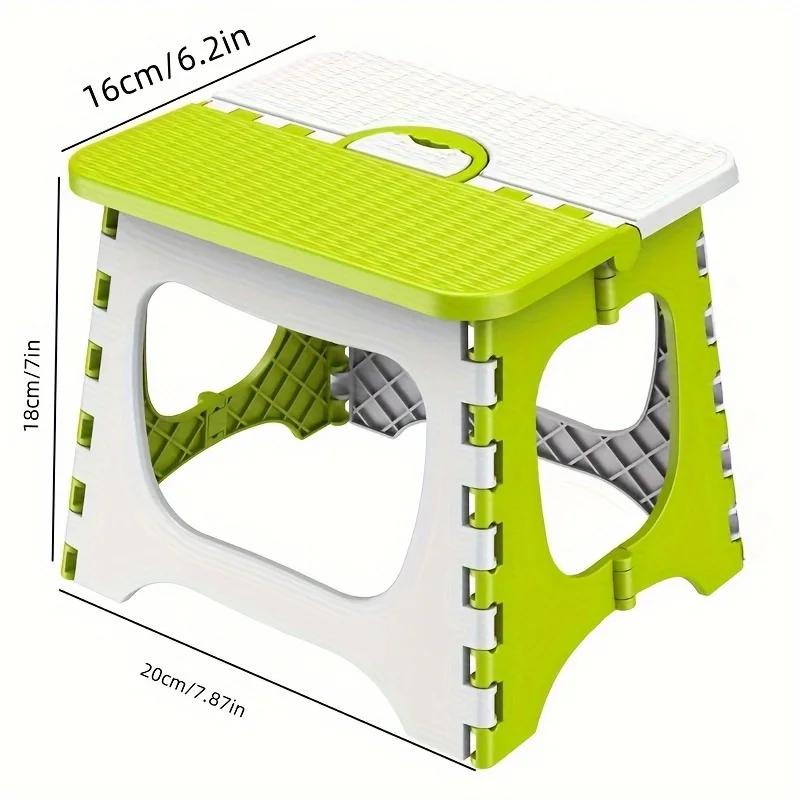 Маленький табурет, складной регулируемый табурет для дома, переносной стул для путешествий и рыбалки на открытом воздухе, пластиковый табурет для дома, низкий табурет