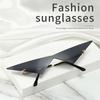 UV400 Ocean Lens Rimless Hip Hop Sunglasses Sun Glasses Women Triangle Sunglasses Eyewear