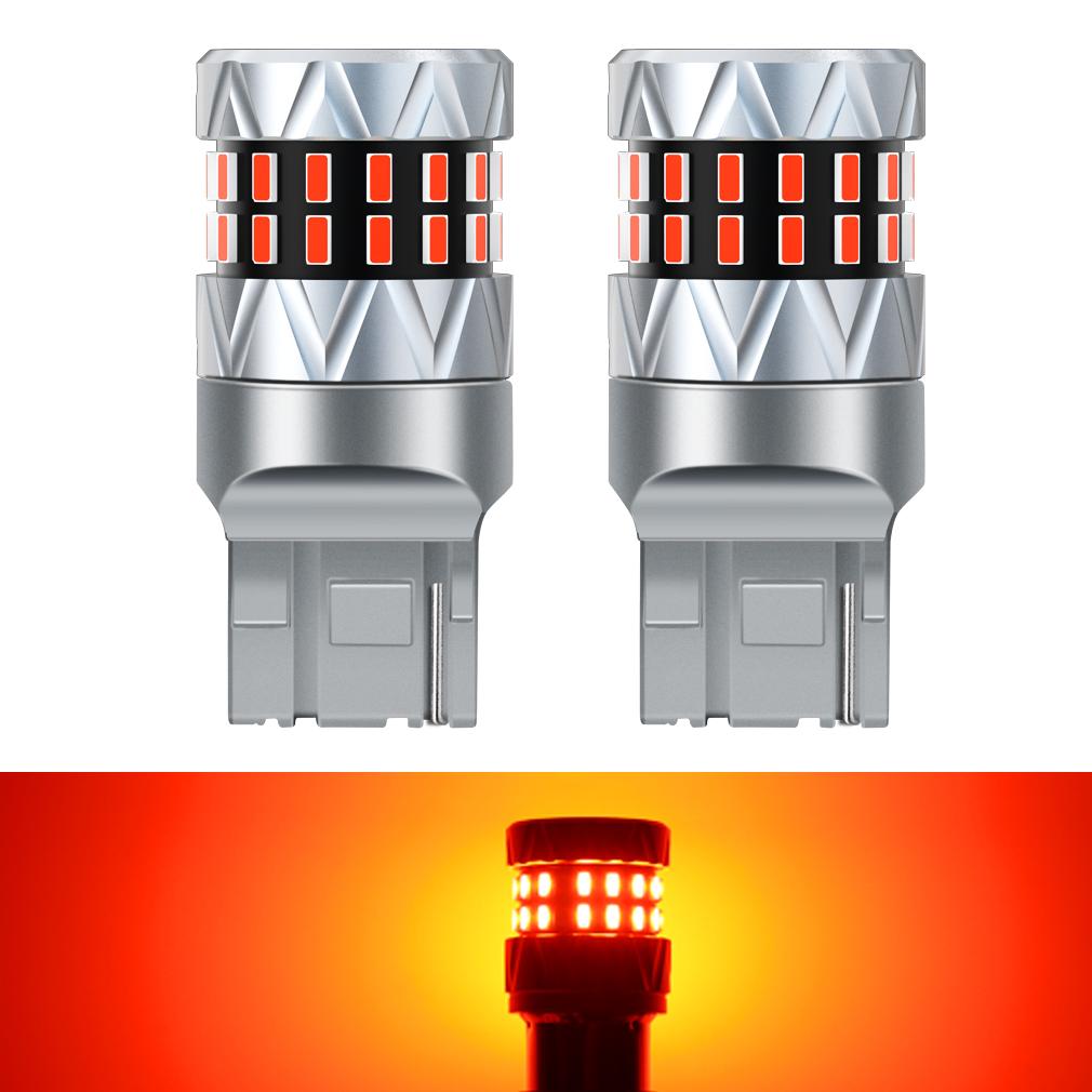 2 шт. P21W Led 1156 BA15S PY21W BAU15S BAY15D P21/5W 1157 Светодиодные лампы T20 7440 W21W WY21W 7443 W21/5W 42SMD Автомобильный указатель поворота Задний тормоз Авто лампа