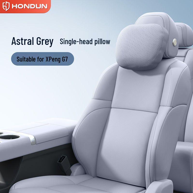 Suitable for XPeng G7: Headrest Neck Pillow & Lumbar Support Set – Car Accessory for Comfort & Interior Decoration.