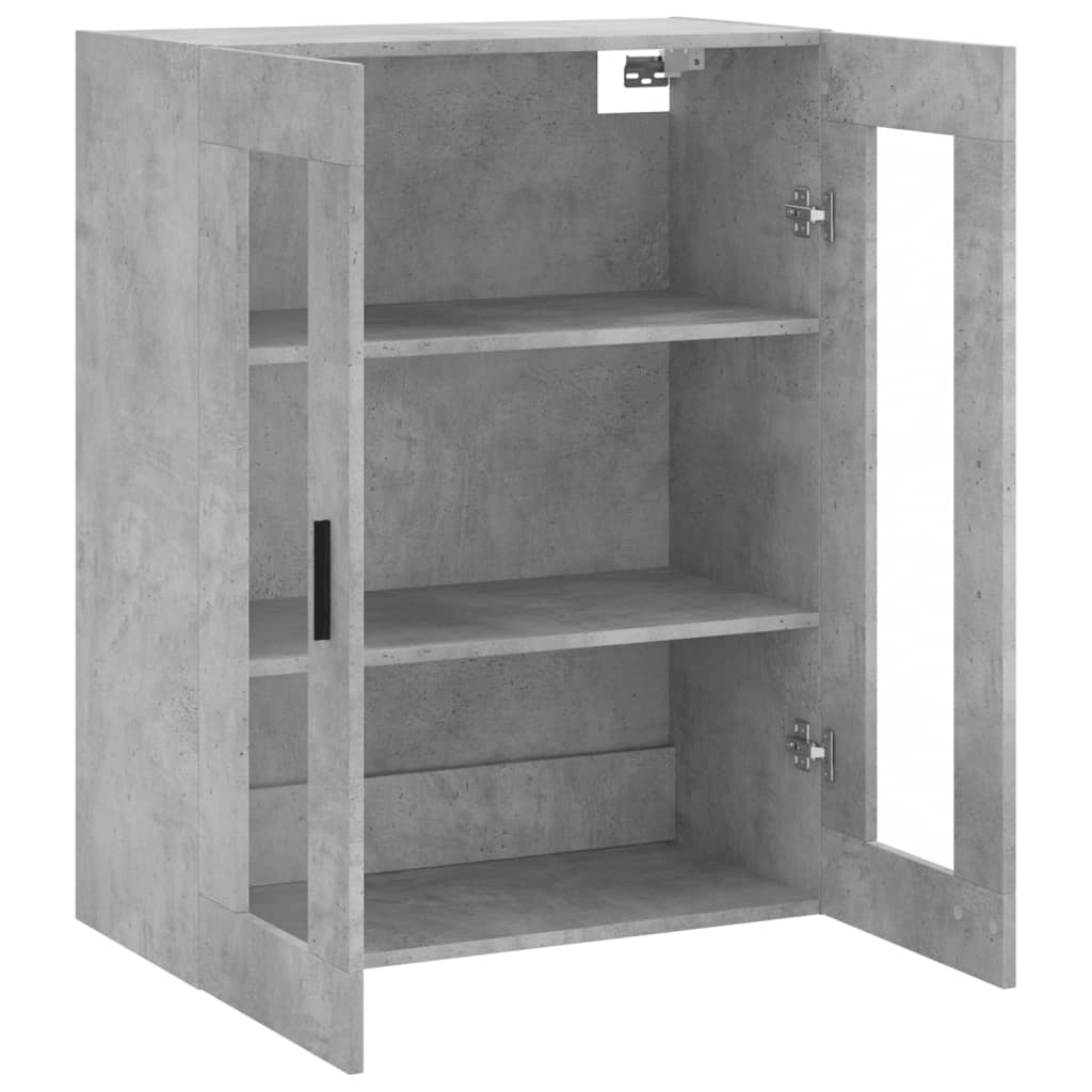 Wall Mounted Cabinet Concrete Grey 69.5 x 34 x 90 cm