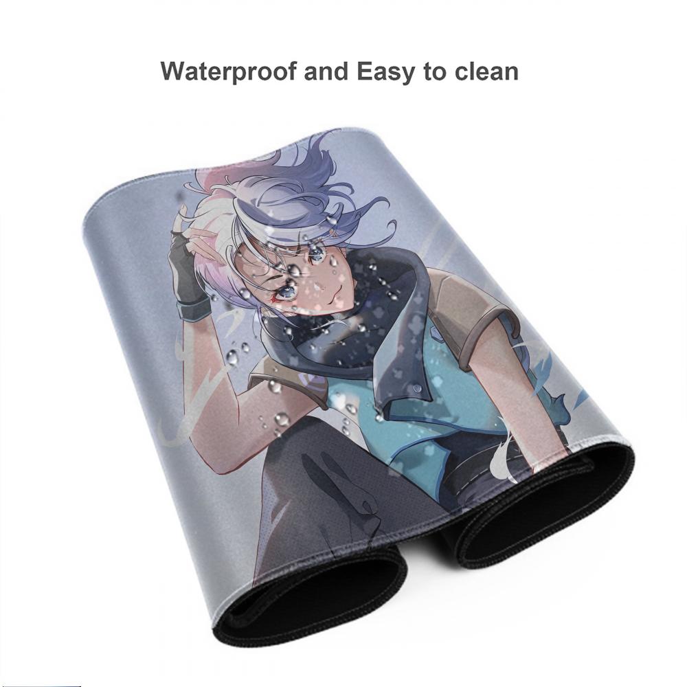 Hot Game Valorant Jett Mouse Pad XXL Gaming Accessories Office Gamer Keyboard Desk Mat Non-Slip Laptop Large rubber Mouse pad