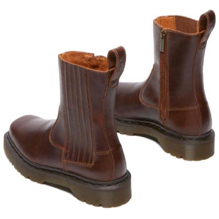 Dr. Martens Martin Stylish Versatile Commuter Ankle Boots Women Ankle Boots Brown 32143243