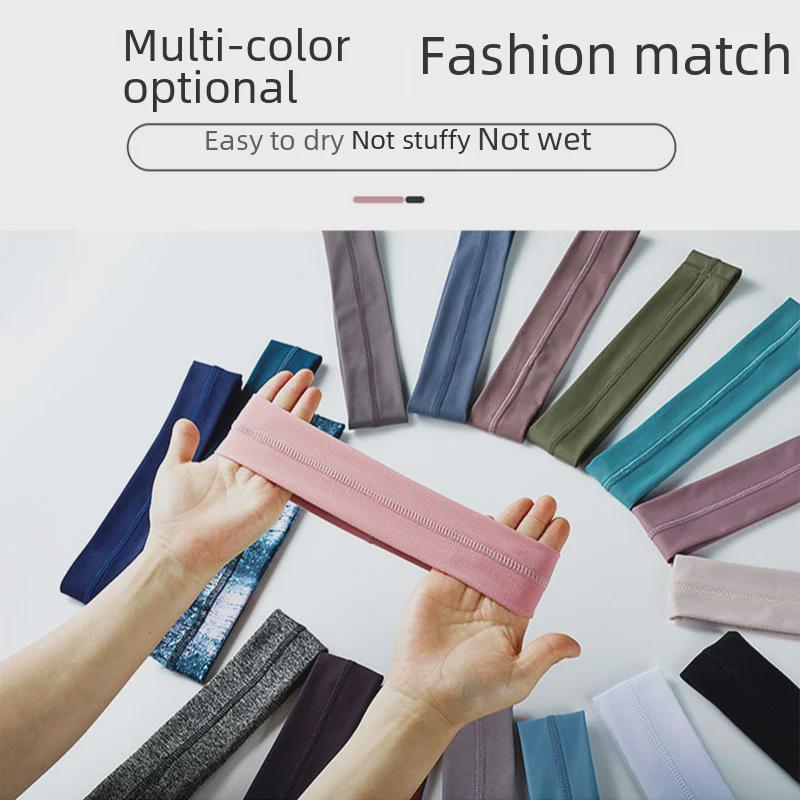 Унисекс Повязка на голову для йоги и бега, впитывающая пот - Антиперспирант Фитнес Защита лба