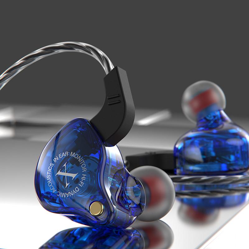 Sport Music HiFi Earphone 3.5mm Wired Headphones with Microphone Musicians Monitors Headset Bass Stereo Headset Earbuds for PC